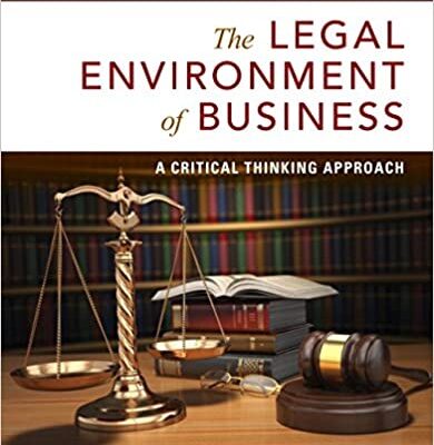 خرید و دانلود نسخه کامل کتاب The Legal Environment of Business:  A Critical Thinking Approach (8th Edition) –  +  pdf