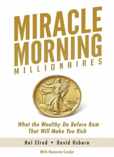 خرید و دانلود نسخه کامل کتاب THE MORNING MILLIONAIRE – PDF