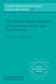خرید و دانلود نسخه کامل کتاب The Navier-Stokes Equations A Classification of Flows and Exact Solutions –  Pdf