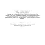 خرید و دانلود نسخه کامل کتاب The RISC-V Instruction Set Manual: Volume II: Privileged Architecture