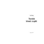 خرید و دانلود نسخه کامل کتاب Theoretische Informatik kurz gefasst (Inf IV)(low res)