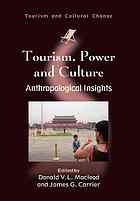 خرید و دانلود نسخه کامل کتاب Tourism, power and culture : anthropological insights –  PDF