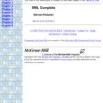 خرید و دانلود نسخه کامل کتاب Xml Complete (Mcgraw Hill Complete Series)