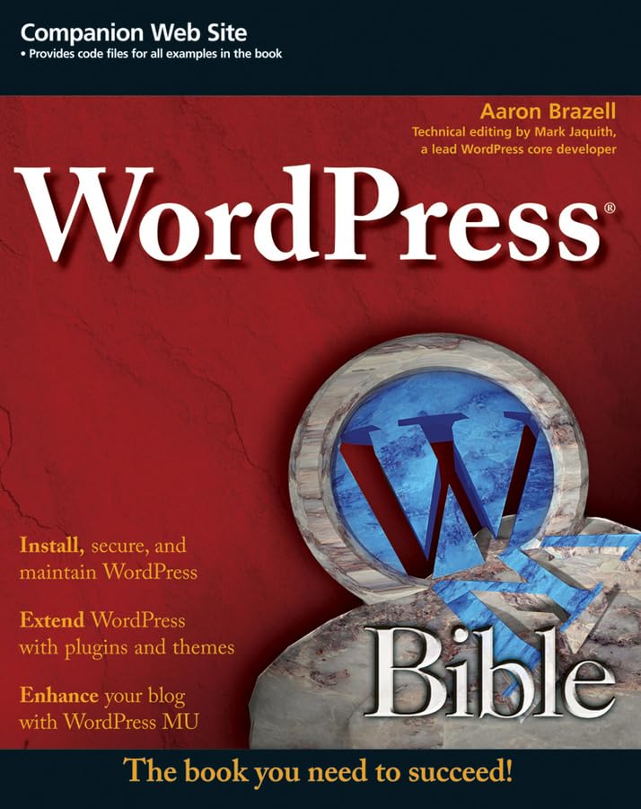 61hLuE8zUYL دانلود کتاب WordPress Bible 1st Edition