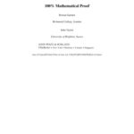 خرید و دانلود نسخه کامل کتاب 100% Mathematical Proof