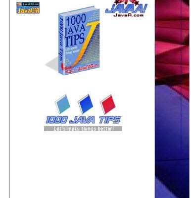 خرید و دانلود نسخه کامل کتاب 1000 Java Tips