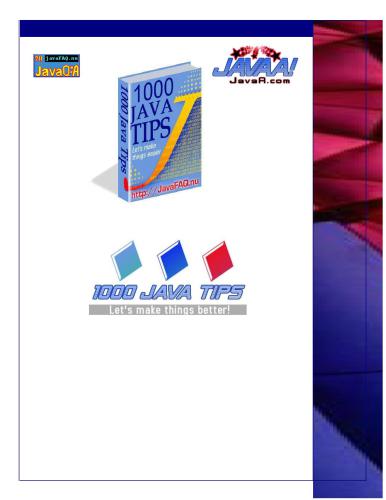خرید و دانلود نسخه کامل کتاب 1000 Java Tips_68796d769815c.jpeg خرید و دانلود نسخه کامل کتاب 1000 Java Tips