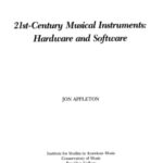 خرید و دانلود نسخه کامل کتاب 21st-Century Musical Instruments. Hardware and Software