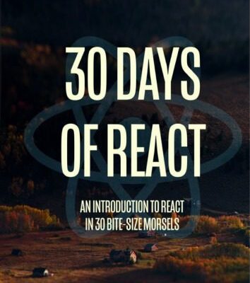 خرید و دانلود نسخه کامل کتاب 30 days of react