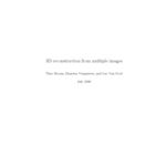 خرید و دانلود نسخه کامل کتاب 3D Reconstruction from Multiple Images