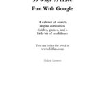 خرید و دانلود نسخه کامل کتاب 55 Ways to Have Fun With Google