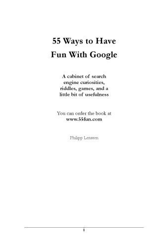 خرید و دانلود نسخه کامل کتاب 55 Ways To Have Fun With Google_68846e5980909.jpeg خرید و دانلود نسخه کامل کتاب 55 Ways To Have Fun With Google