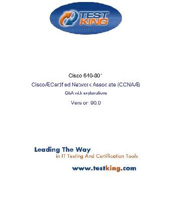 خرید و دانلود نسخه کامل کتاب 640-801 Cisco CCNA Cisco Certified Network Associate (Version 90.0)