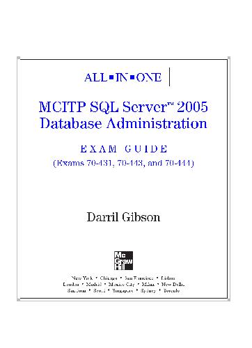 خرید و دانلود نسخه کامل کتاب 70-431 70-443 70-444 All-In-One Mcitp Sql Server 2005 Database Administration Exam Guide_686e10deaec9e.jpeg خرید و دانلود نسخه کامل کتاب 70-431 70-443 70-444 All-In-One Mcitp Sql Server 2005 Database Administration Exam Guide
