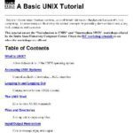 خرید و دانلود نسخه کامل کتاب A Basic UNIX Tutorial