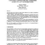 خرید و دانلود نسخه کامل کتاب A bayesian nonparametric estimator based on left censored data