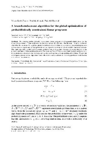 خرید و دانلود نسخه کامل کتاب A branch-reduce-cut algorithm for the global optimization of probabilistically constrained linear programs_68658074be837.jpeg خرید و دانلود نسخه کامل کتاب A branch-reduce-cut algorithm for the global optimization of probabilistically constrained linear programs
