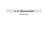 خرید و دانلود نسخه کامل کتاب A C Refresher