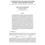 خرید و دانلود نسخه کامل کتاب A Criterion for the Convergence of Learning with Spike Timing Dependent Plasticity