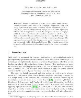 خرید و دانلود نسخه کامل کتاب A Novel Data Hiding Method for Two-Color Images