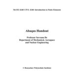 خرید و دانلود نسخه کامل کتاب Abaqus Handout