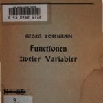 خرید و دانلود نسخه کامل کتاب Abhandlung über die Funktionen zweier Variabler (1851)