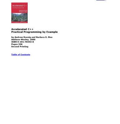 خرید و دانلود نسخه کامل کتاب Accelerated C++: Practical Programming by Example