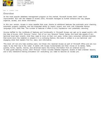 خرید و دانلود نسخه کامل کتاب Access 2003 : personal trainer