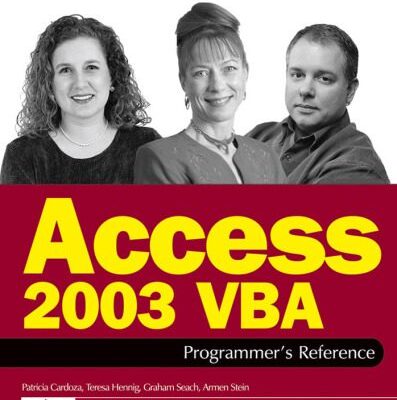 خرید و دانلود نسخه کامل کتاب Access 2003 VBA Programmer’s Reference