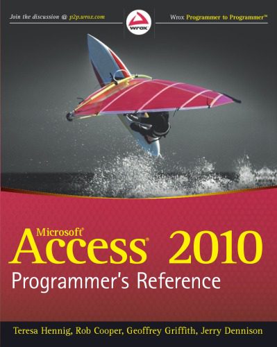 خرید و دانلود نسخه کامل کتاب Access 2010 Programmers Reference