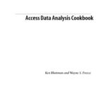 خرید و دانلود نسخه کامل کتاب Access data analysis cookbook