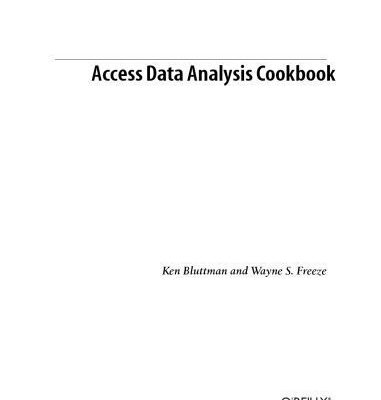 خرید و دانلود نسخه کامل کتاب Access data analysis cookbook