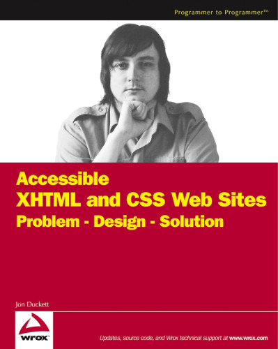 خرید و دانلود نسخه کامل کتاب Accessible XHTML and CSS Web sites problem, design, solution