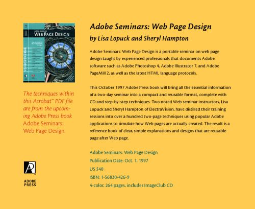 خرید و دانلود نسخه کامل کتاب Adobe (R) Seminars: Web Page Design_68846f47630ac.jpeg خرید و دانلود نسخه کامل کتاب Adobe (R) Seminars: Web Page Design