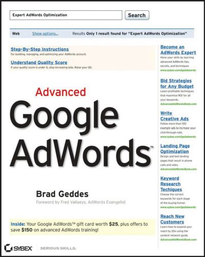 خرید و دانلود نسخه کامل کتاب Advanced Google AdWords