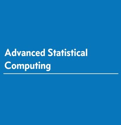 خرید و دانلود نسخه کامل کتاب Advanced Statistical Computing (2022 Update)