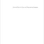 خرید و دانلود نسخه کامل کتاب Advanced Topics in Types and Programming Languages