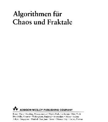 خرید و دانلود نسخه کامل کتاب Algorithmen fuer Chaos und Fraktale