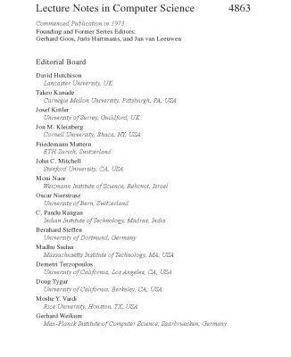 خرید و دانلود نسخه کامل کتاب Algorithms and Models for the Web-Graph: 5th International Workshop, WAW 2007, San Diego, CA, USA, December 11-12, 2007. Proceedings