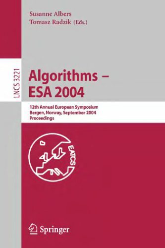 خرید و دانلود نسخه کامل کتاب Algorithms – ESA 2004: 12th Annual European Symposium, Bergen, Norway, September 14-17, 2004. Proceedings_68658b8bdde68.jpeg خرید و دانلود نسخه کامل کتاب Algorithms – ESA 2004: 12th Annual European Symposium, Bergen, Norway, September 14-17, 2004. Proceedings