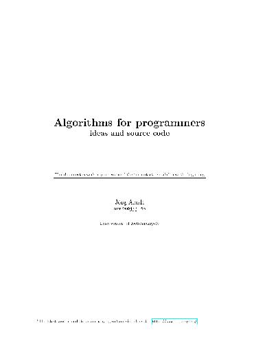خرید و دانلود نسخه کامل کتاب Algorithms for programmers: ideas and source code_68658abad0626.jpeg خرید و دانلود نسخه کامل کتاب Algorithms for programmers: ideas and source code