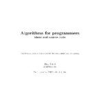 خرید و دانلود نسخه کامل کتاب Algorithms for programmers ideas and source code
