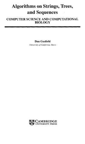 خرید و دانلود نسخه کامل کتاب Algorithms on strings, trees, and sequences: computer science and computational biology_68658b1349377.jpeg خرید و دانلود نسخه کامل کتاب Algorithms on strings, trees, and sequences: computer science and computational biology