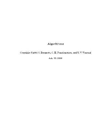 خرید و دانلود نسخه کامل کتاب Algorithms
