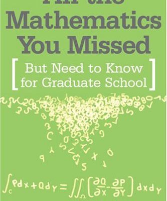 خرید و دانلود نسخه کامل کتاب All the Mathematics You Missed But Need to Know for Graduate School - PDF