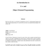 خرید و دانلود نسخه کامل کتاب An Introduction to C++ Object Oriented Programming