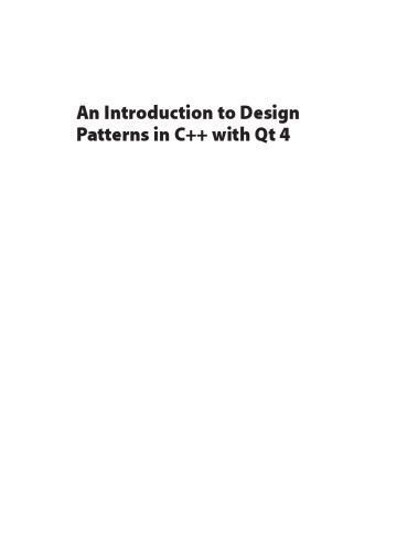 خرید و دانلود نسخه کامل کتاب An Introduction to Design Patterns in C++ with Qt 4 (Bruce Perens Open Source)_687a8c0db7e79.jpeg خرید و دانلود نسخه کامل کتاب An Introduction to Design Patterns in C++ with Qt 4 (Bruce Perens Open Source)