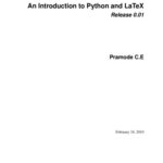 خرید و دانلود نسخه کامل کتاب An Introduction to Python and LaTeX (draft)