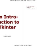 خرید و دانلود نسخه کامل کتاب An Introduction to Tkinter