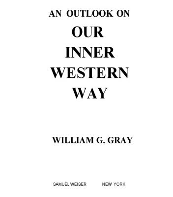خرید و دانلود نسخه کامل کتاب An Outlook On Our Inner Western Way